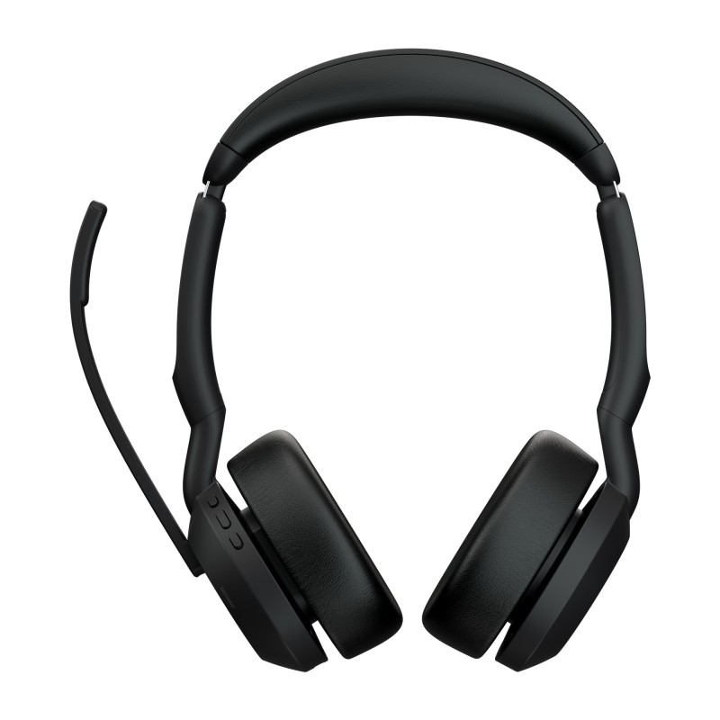 Jabra Evolve2 55 MS Stereo USB Headset schwarz USB-A Ladestation